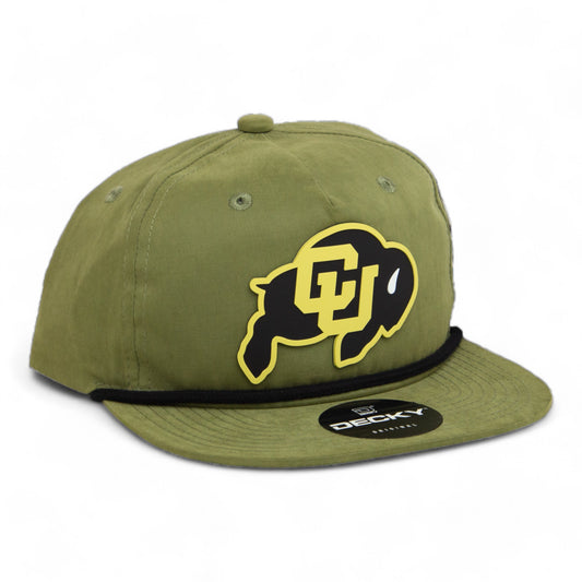 Colorado Buffaloes 3D Classic Rope Hat- Loden/ Black