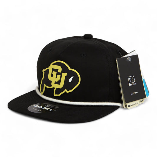 Colorado Buffaloes 3D Classic Rope Hat- Black/ White