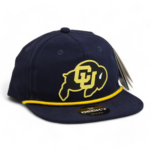 Colorado Buffaloes 3D Classic Rope Hat- Navy/ Gold