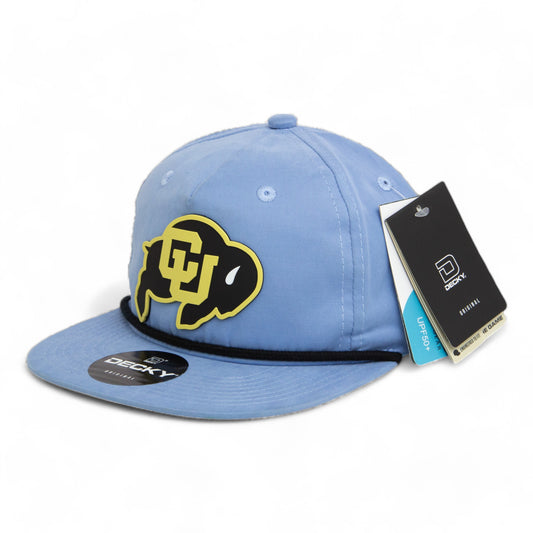 Colorado Buffaloes 3D Classic Rope Hat- Sky/ Black