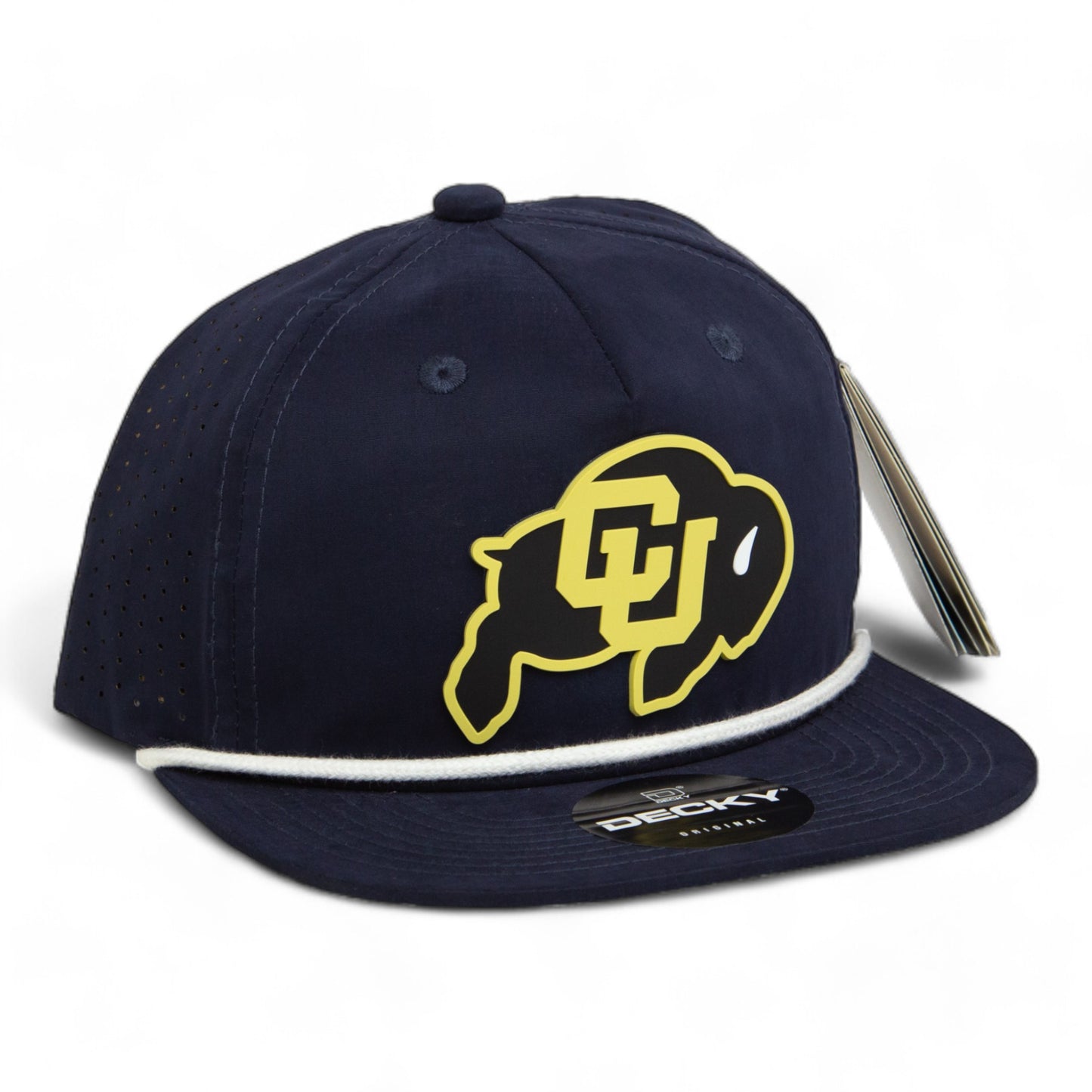 Colorado Buffaloes 3D Perforated Rope Hat- Navy/ White