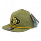 Colorado Buffaloes 3D Perforated Rope Hat- Loden/ Amber