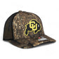 Colorado Buffaloes 3D Snapback Trucker Hat- Realtree Timber/ Black