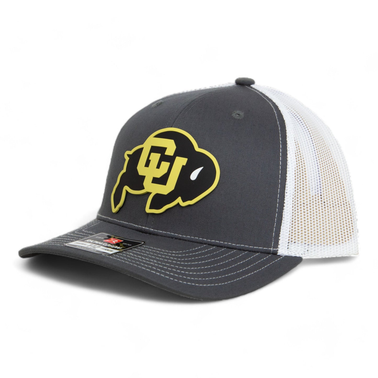 Colorado Buffaloes 3D Snapback Trucker Hat- Charcoal/ White