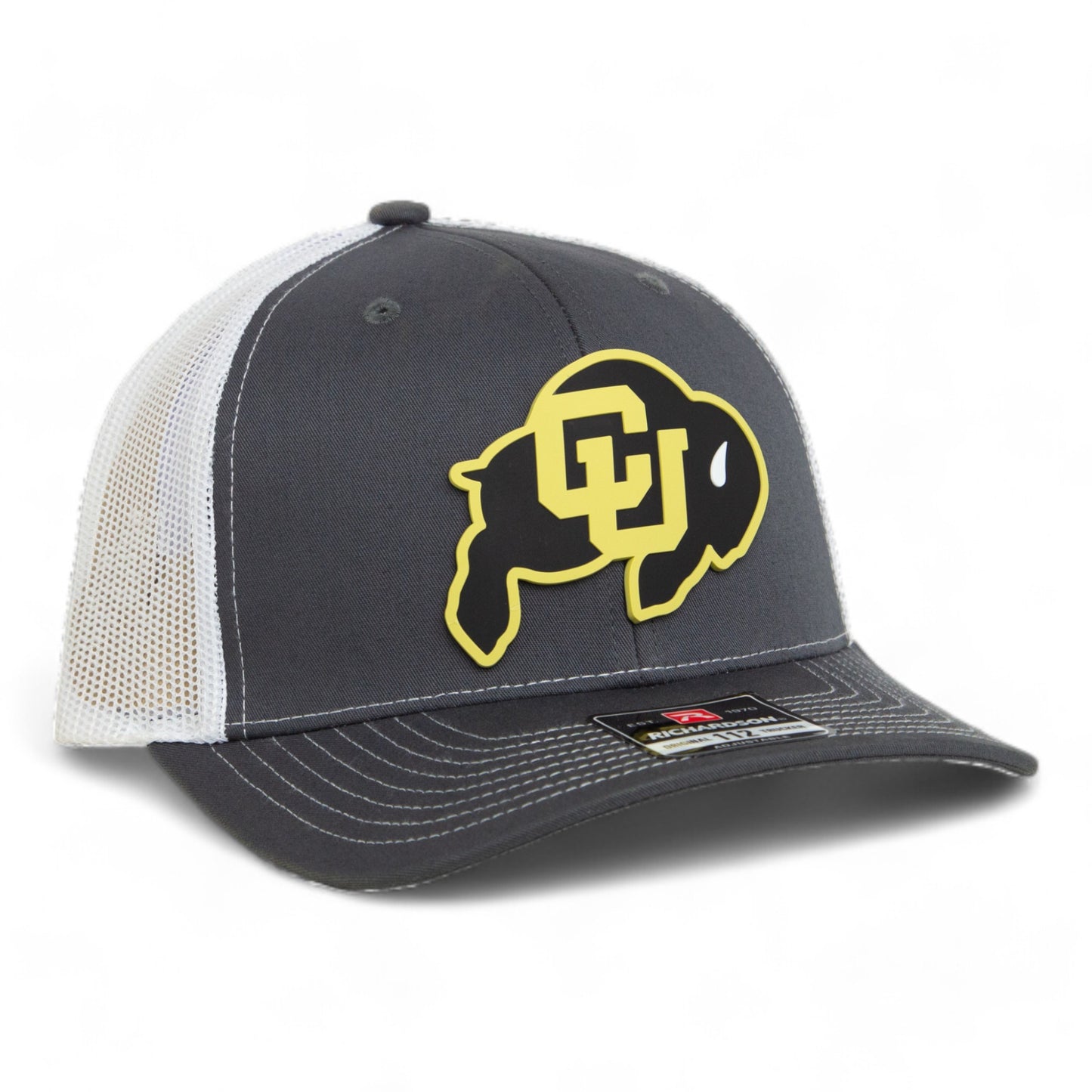 Colorado Buffaloes 3D Snapback Trucker Hat- Charcoal/ White