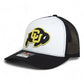 Colorado Buffaloes 3D Snapback Trucker Hat- White/ Black