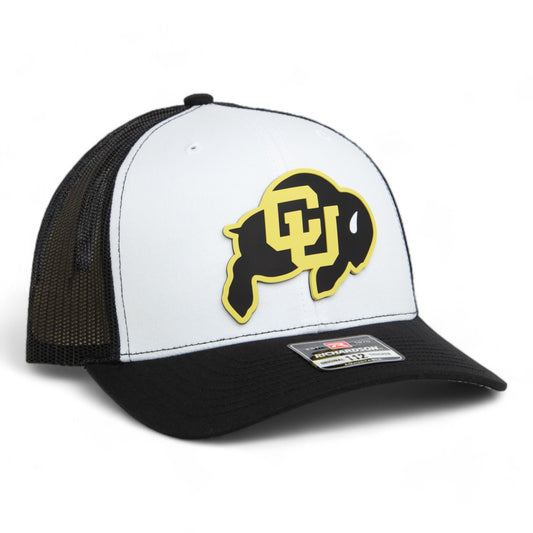 Colorado Buffaloes 3D Snapback Trucker Hat- White/ Black