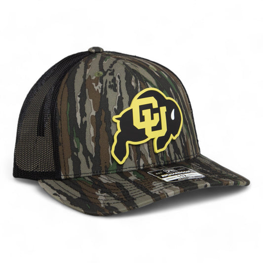 Colorado Buffaloes 3D Snapback Trucker Hat- Realtree Original/ Black