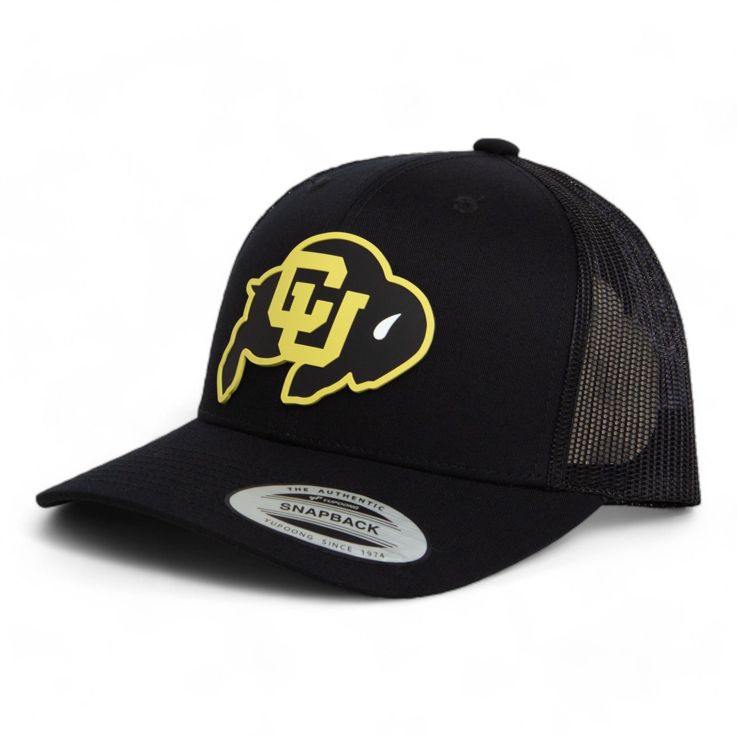 Colorado Buffaloes 3D YP Snapback Trucker Hat- Black