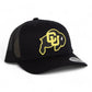 Colorado Buffaloes 3D YP Snapback Trucker Hat- Black