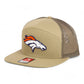 Denver Broncos 3D Snapback Seven-Panel Flat Bill Trucker Hat- Pale Loden