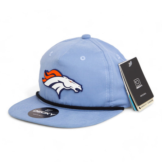 Denver Broncos 3D Classic Rope Hat- Sky/ Black