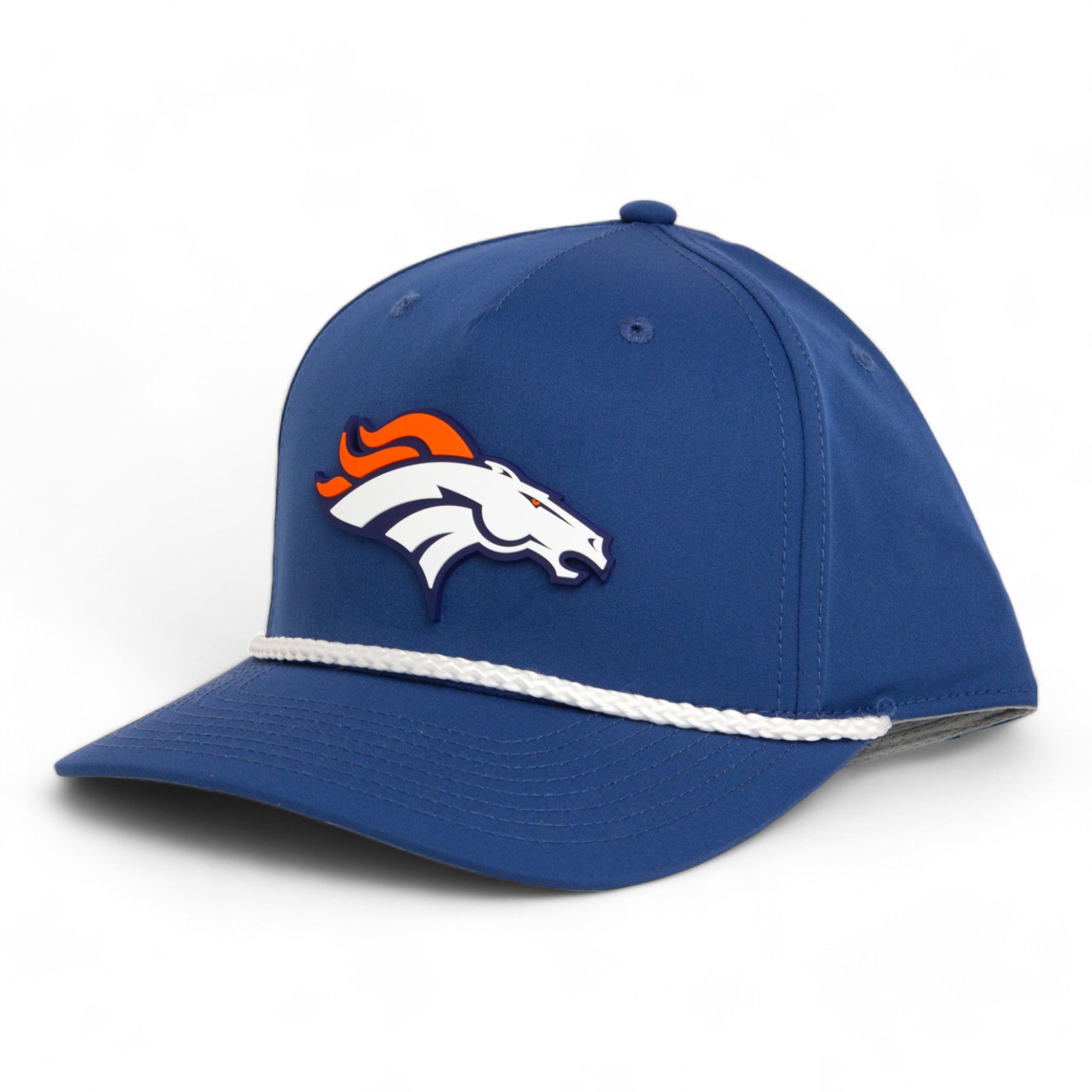 Denver Broncos 3D Five Panel Classic Rope Hat Light Blue White