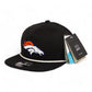 Denver Broncos 3D Perforated Rope Hat- Black/ White