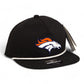 Denver Broncos 3D Perforated Rope Hat- Black/ White