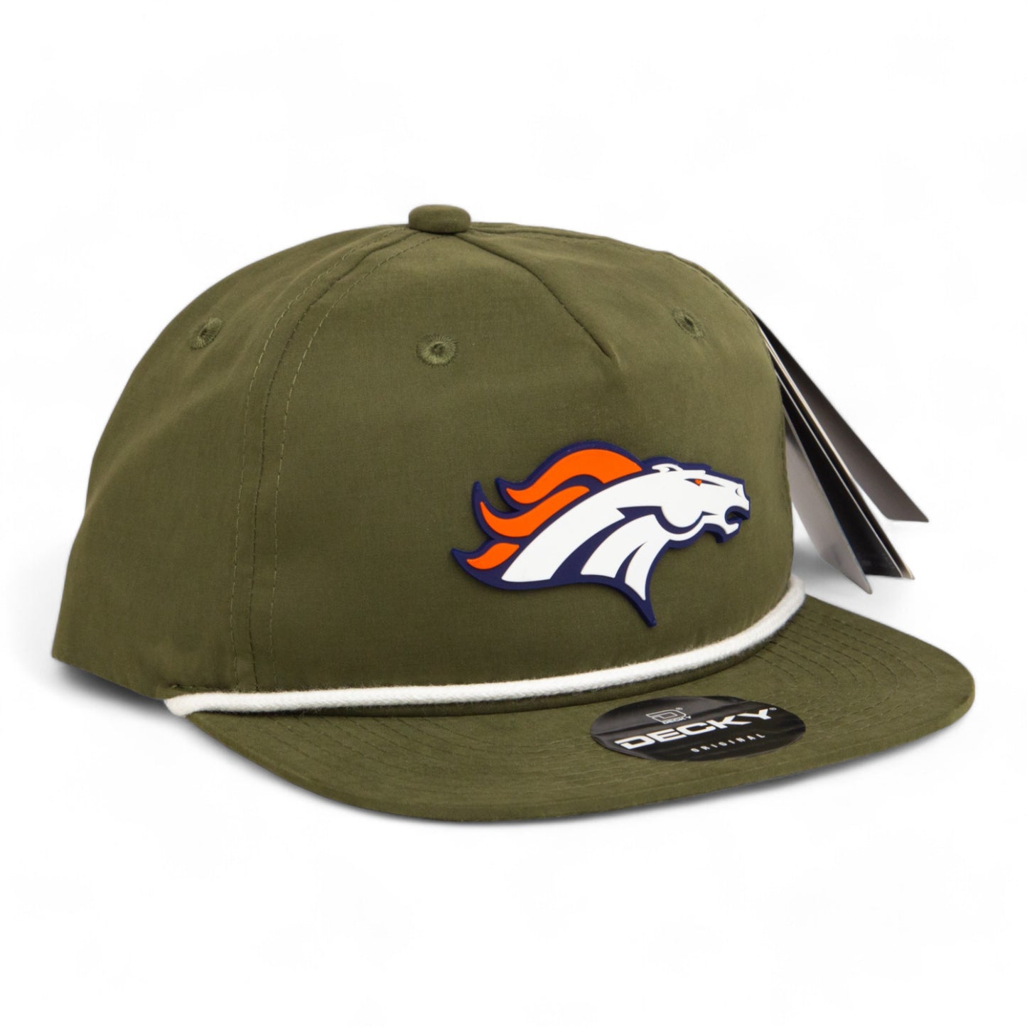 Denver Broncos 3D Classic Rope Hat- Olive/ White