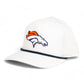 Denver Broncos 3D Five Panel Classic Rope Hat- White/ Navy