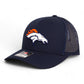 Denver Broncos 3D Snapback Trucker Hat- Navy