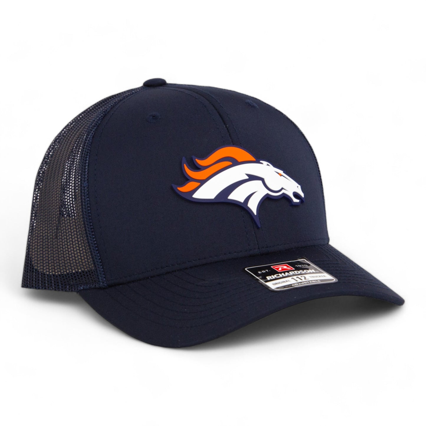 Denver Broncos 3D Snapback Trucker Hat- Navy