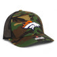 Denver Broncos 3D Snapback Trucker Hat- Army Camo/ Black