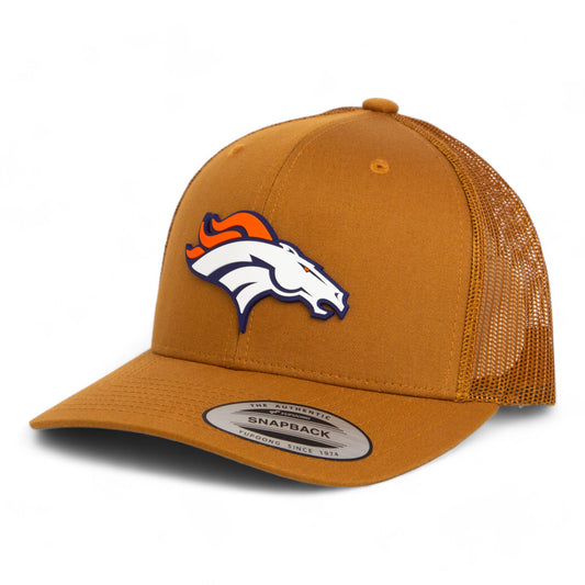 Denver Broncos 3D YP Snapback Trucker Hat- Caramel