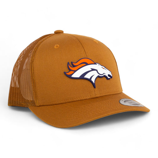 Denver Broncos 3D YP Snapback Trucker Hat- Caramel