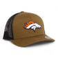 Denver Broncos 3D YP Snapback Trucker Hat- Coyote/ Black