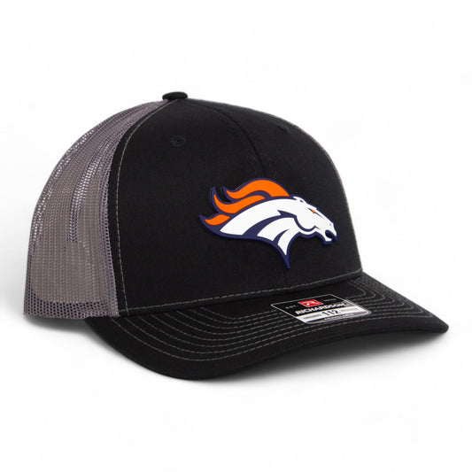 Denver Broncos 3D Snapback Trucker Hat- Black/ Charcoal