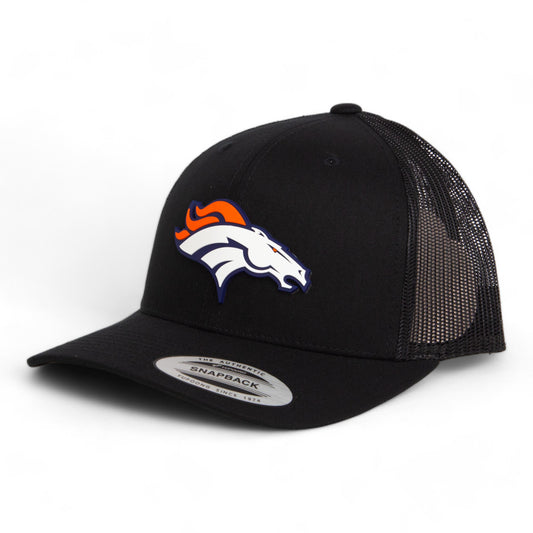 Denver Broncos 3D YP Snapback Trucker Hat- Black