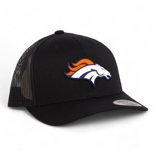 Denver Broncos 3D YP Snapback Trucker Hat- Black