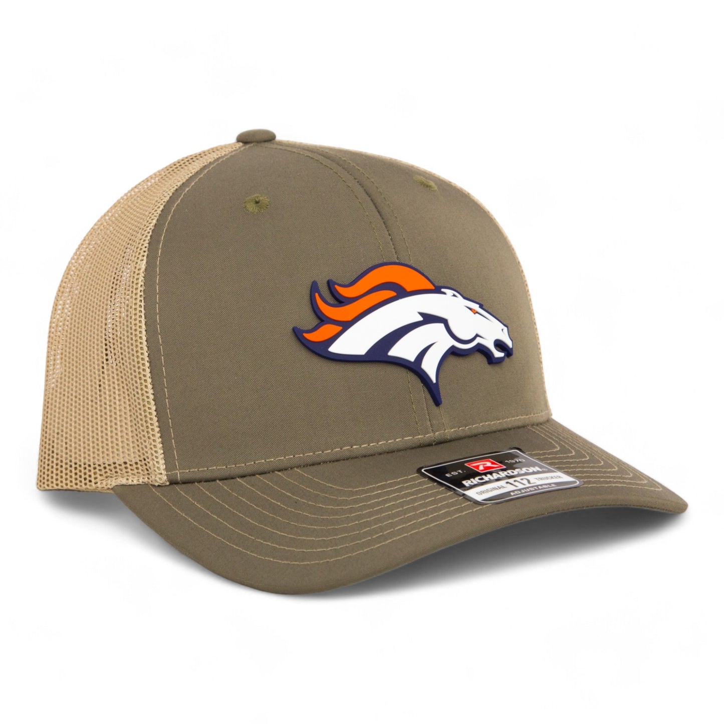 Denver Broncos 3D Snapback Trucker Hat- Loden/ Tan