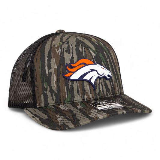 Denver Broncos 3D Snapback Trucker Hat- Realtree Original/ Black