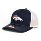 Denver Broncos 3D Snapback Trucker Hat- Navy/ White