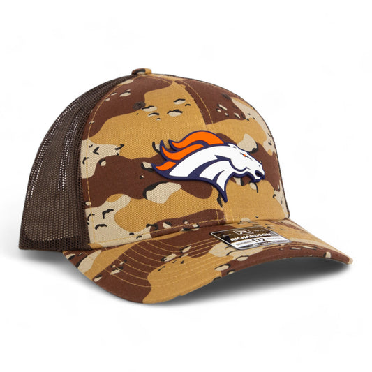 Denver Broncos 3D Snapback Trucker Hat- Desert Camo/ Brown