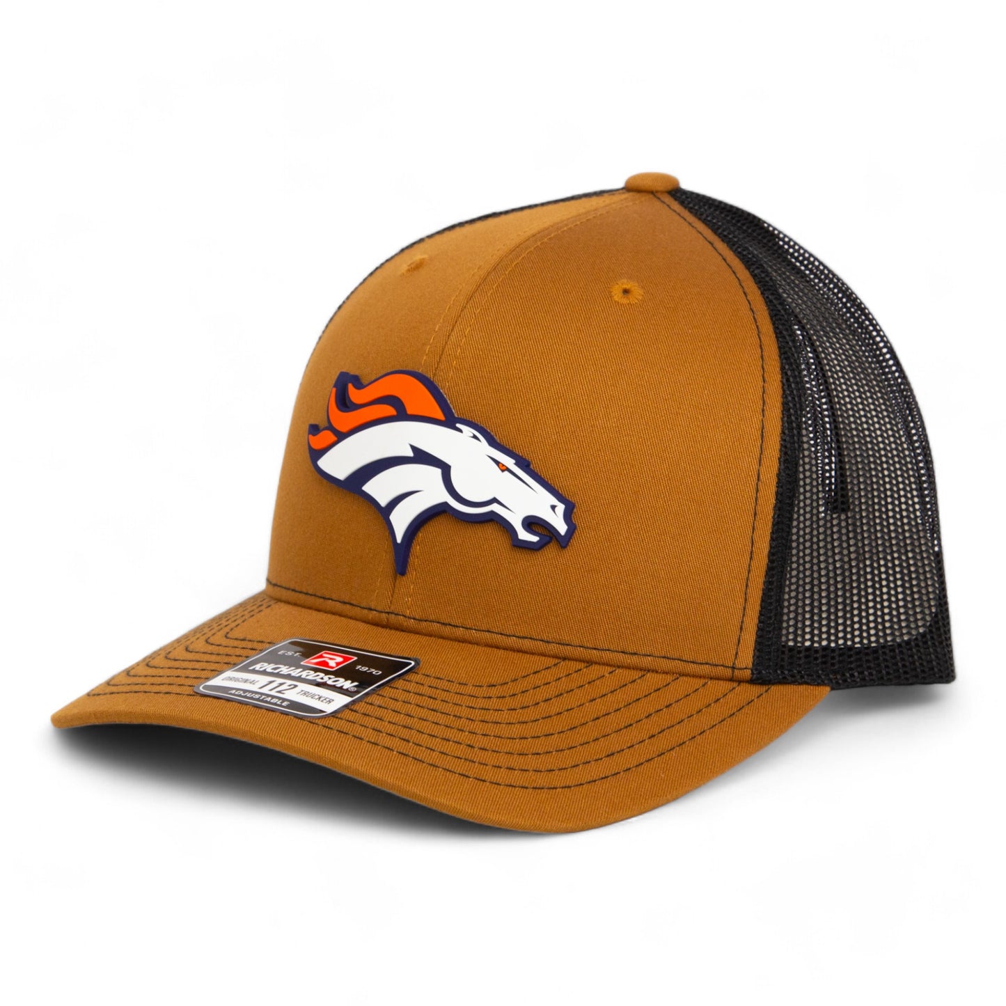 Denver Broncos 3D Snapback Trucker Hat- Caramel/ Black