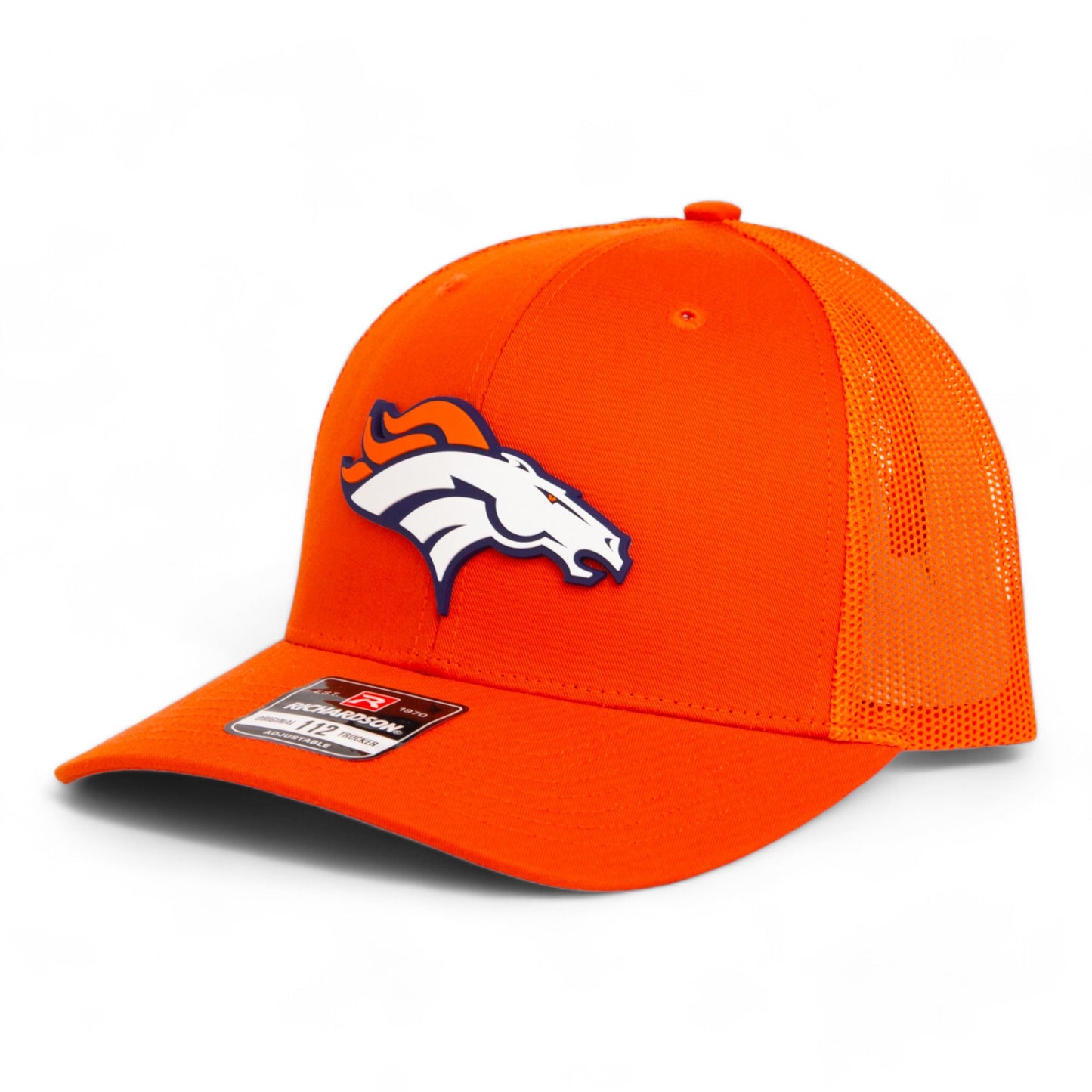 Denver Broncos 3D Snapback Trucker Hat- Orange