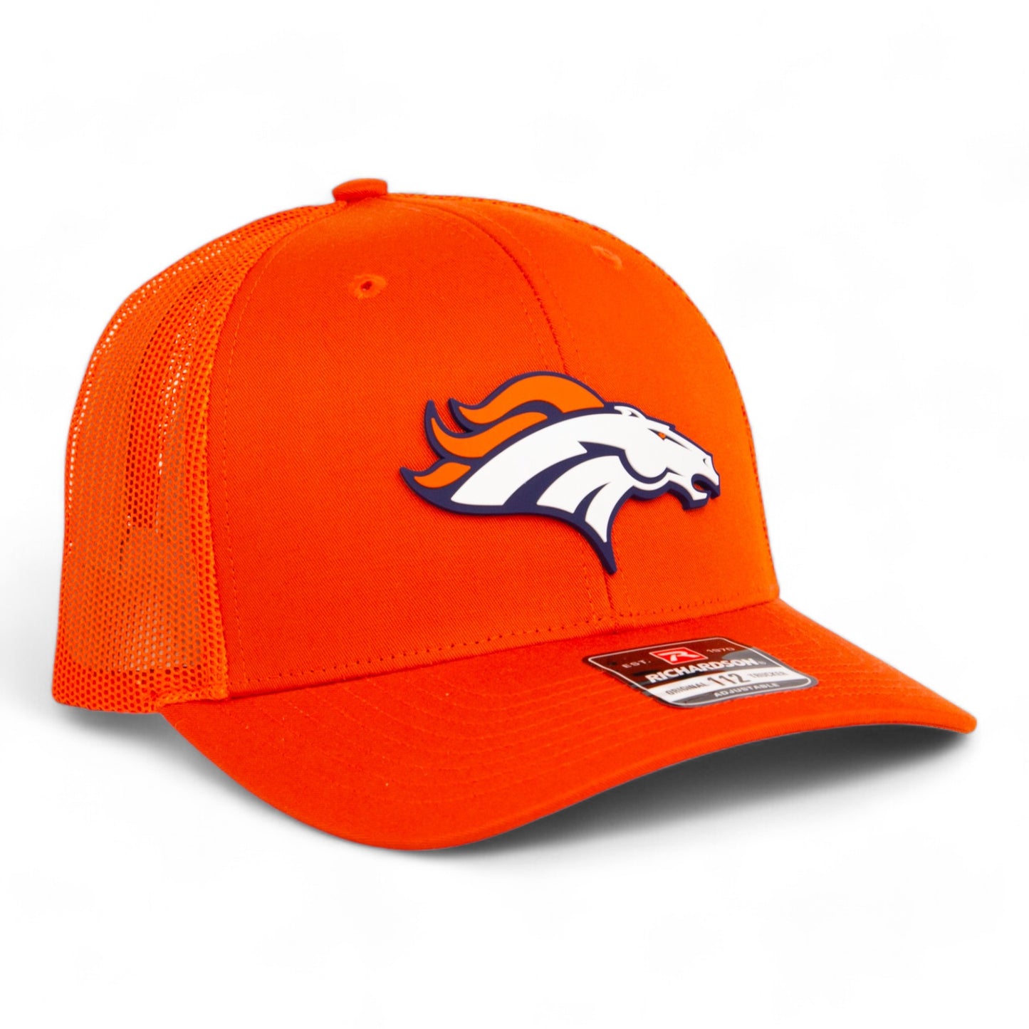 Denver Broncos 3D Snapback Trucker Hat- Orange