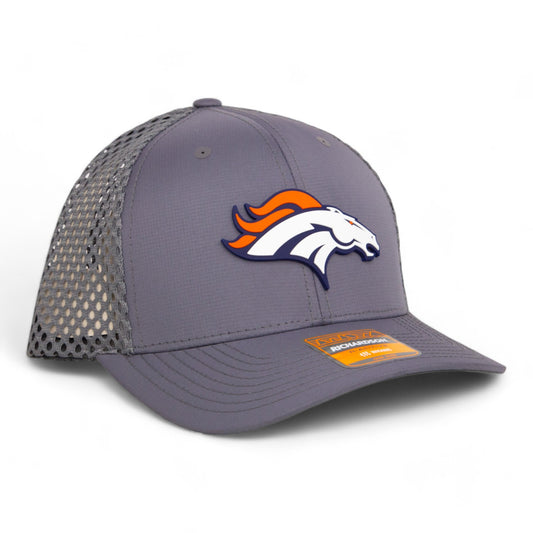 Denver Broncos 3D Snapback Tilikum Trucker Hat- Charcoal