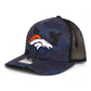 Denver Broncos 3D Snapback Trucker Hat- Admiral Duck Camo/ Black