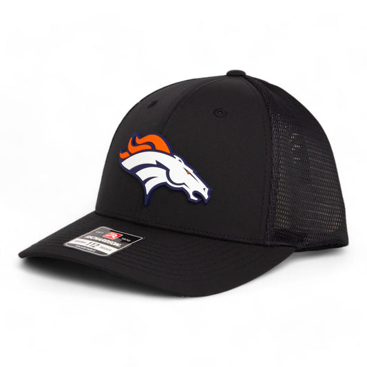 Denver Broncos 3D Snapback Trucker Hat- Black