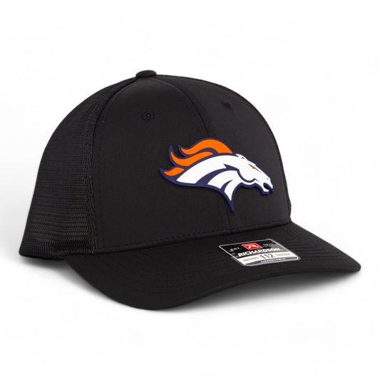 Denver Broncos 3D Snapback Trucker Hat- Black