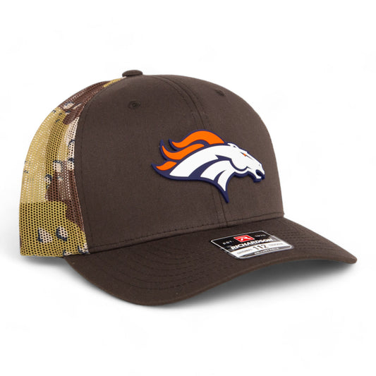 Denver Broncos 3D Snapback Trucker Hat- Brown/ Desert Camo