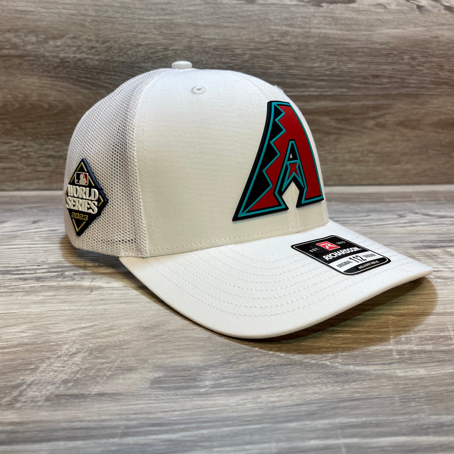 Arizona Diamondbacks 2023 World Series 3D Snapback Trucker Hat White