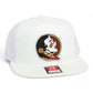 Florida State Seminoles 3D Snapback Seven-Panel Trucker Hat- White