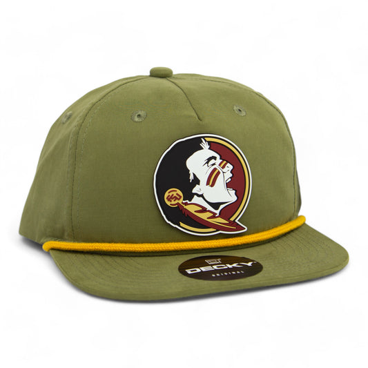 Florida State Seminoles 3D Classic Rope Hat- Loden/ Amber