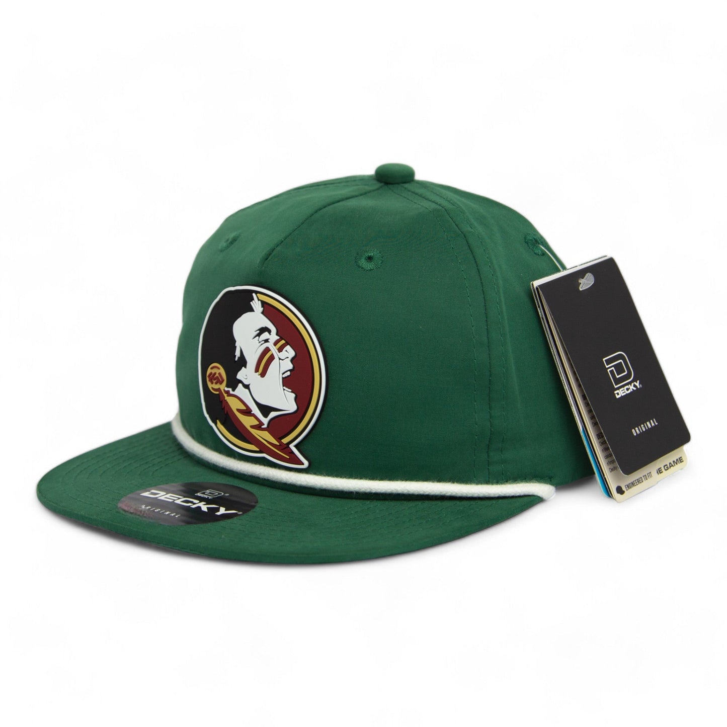FSU Seminoles 2024 Men's College World Series 3D Classic Rope Hat- Forest/ White