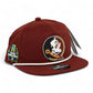 FSU Seminoles 2024 Men's College World Series 3D Classic Rope Hat- Cardinal/ White