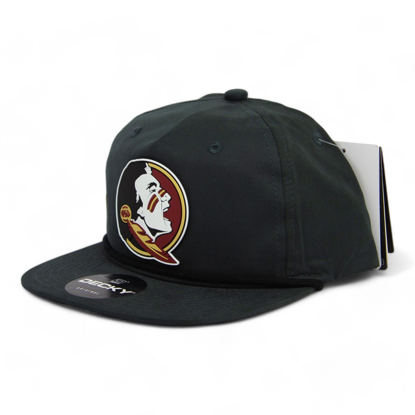 Florida State Seminoles 3D Classic Rope Hat- Charcoal/ Black