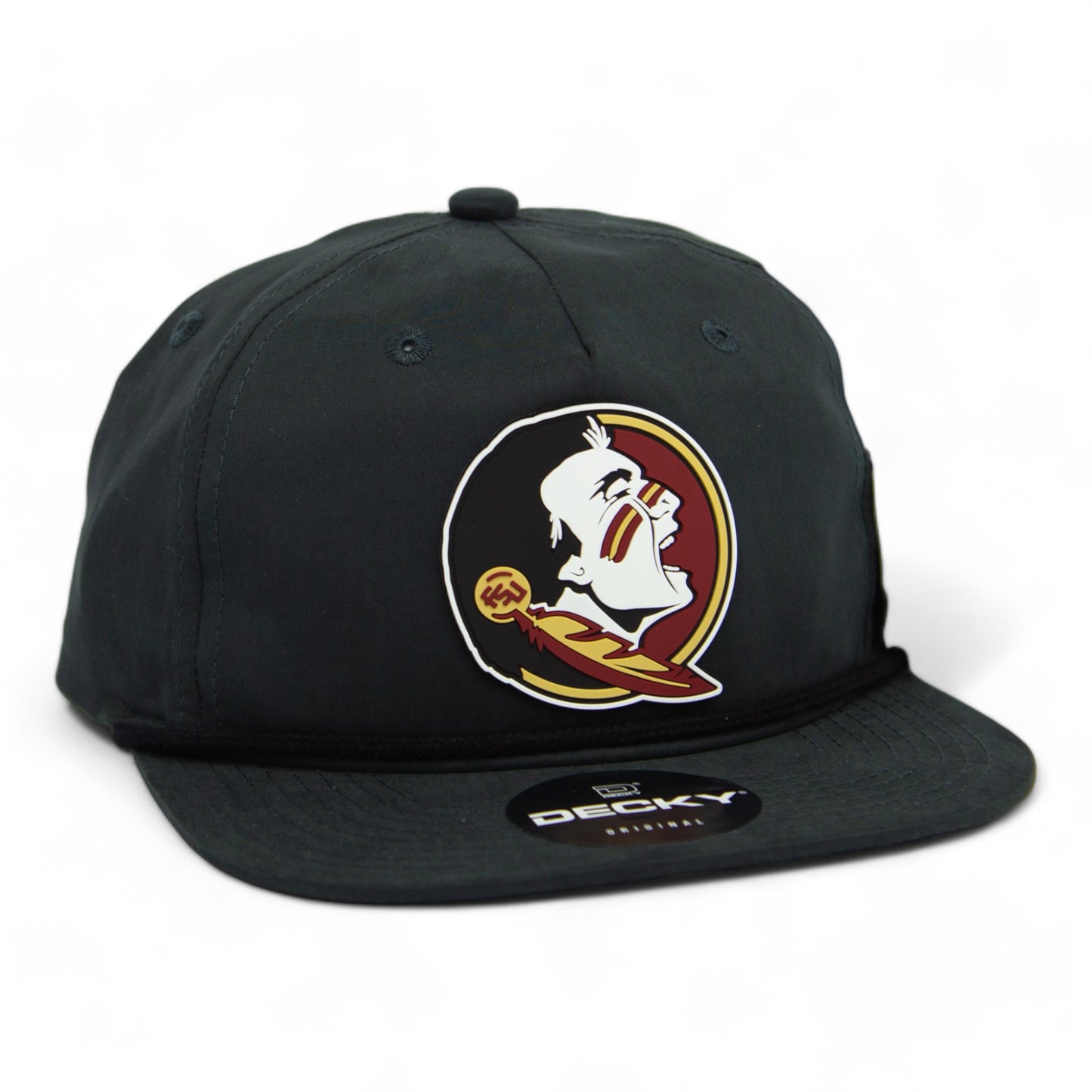 Florida State Seminoles 3D Classic Rope Hat- Charcoal/ Black