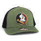 Florida State Seminoles 3D Snapback Trucker Hat- Loden/ Black